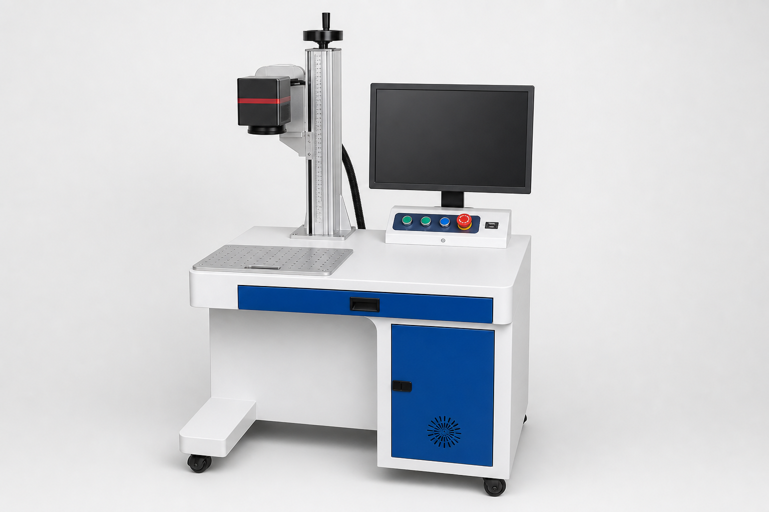 CO2 laser marking machine workstation