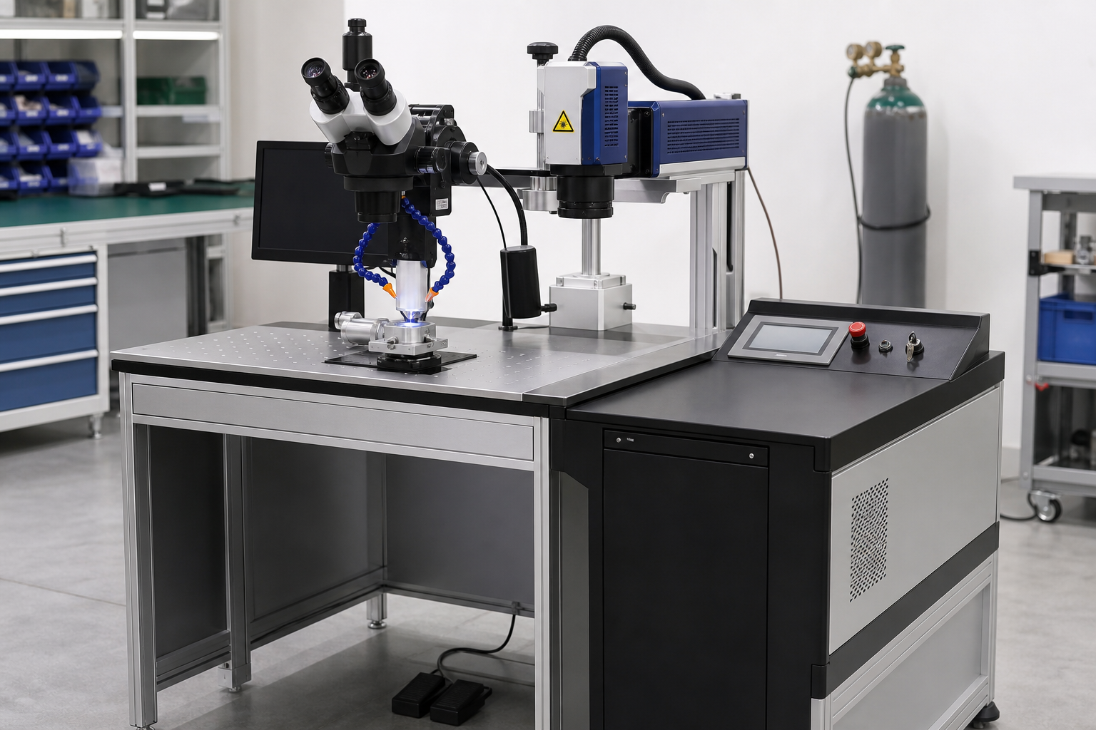 Jewellery laser welding detail